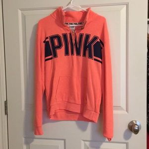 PINK Victoria Secret quarter zip sweatshirt